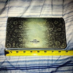 Coach Snakeskin Clutch/Crossbody